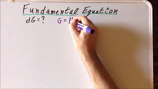 Thermodynamics: fundamental equation of thermodynamics derivations