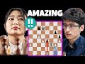 Ju Wenjun vs Alireza Firouzja | Tata Steel Masters, 2024