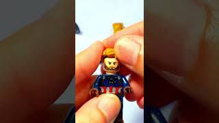 LEGO CAPTAIN AMERICA WITH WAKANDA SHIELD #shorts #shortsvideo #captainamerica #avengersinfinitywar
