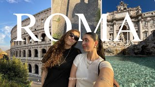 CHEGAMOS EM ROMA 🇮🇹 ll vlog 2 dias em Roma, conhecendo a Fontana di Trevi, comidas & Colosseo