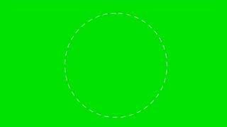 Animated Dotted Circle Green Screen