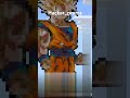 Dragon 🐲 ball 🏀 Goku pixel art 🎨 in minecraft 😀😄 #shorts