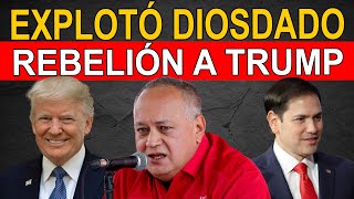 ¡Bombazo! Diosdado explotó, traición de Marco Rubio a Trump