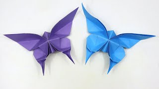How to make Cute Origami Butterfly - Easy Paper Butterfly Origami