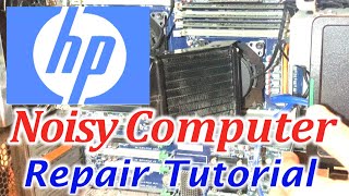 How to repair your computer when it is noisy or/and constantly turning off