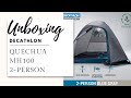 Quick Decathlon Quechua MH100 2-person Camping Tent Unboxing