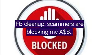 FB trash day! Nothing-burger of a video! #scammers