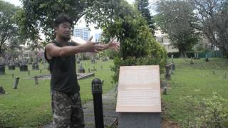 アキーラさん訪問⑦シンガポール・日本人墓地！からゆきさん！Japanese cemetery in Singapore