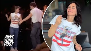 Courteney Cox re-creates dance from Bruce Springsteen’s ‘Dancing in the Dark’ 19