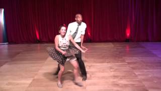 ESDC 2015 - Advanced Lindy Hop Classic Showcase - Preliminaries - Remy Kouakou Kouame \u0026 Alice Mei