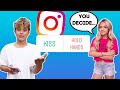 INSTAGRAM Followers Control My Life For A Day **First Kiss**❤️📱 | Gavin Magnus ft. Coco Quinn