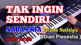 TAK INGIN SENDIRI(karaoke nada pria)