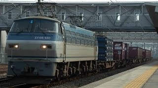 2071レ　EF66-130牽引貨物列車　清洲通過