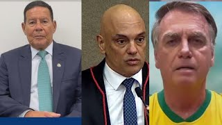 ENFIM ELE APARECEU, GENERAL MOURÃO FALA SOBRE PEDIDO DE PRISÃO DE BOLSONARO