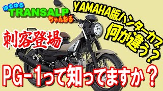 YAMAHA から凄いの来た！ PG-1 と ハンターカブ を 比較 してみました【 モトブログ 】 トランザルプ アドベンチャーバイク