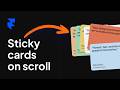 Stacking Cards on Scroll - Step by Step Framer Tutorial