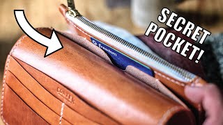 How to Add a SECRET POCKET to ANY Leather Wallet!