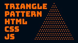 #42 Combination Of Triangle Motifs | HTML CSS JS | THINHPHAM