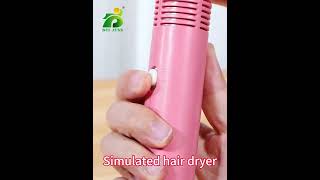 Kids Make Up Toys Simulation Haircut Kit Children's Hair dryer Role