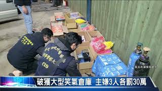 大豐新聞 破獲大型笑氣倉庫 主嫌3人各罰30萬