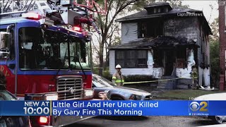 Family, Friends, Neighbors In Mourning After Gary Fire Leaves 6-Year-Old Girl, Uncle Dead