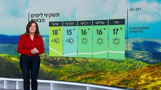 התחזית  22.01.23 |  ממשיך להתחמם