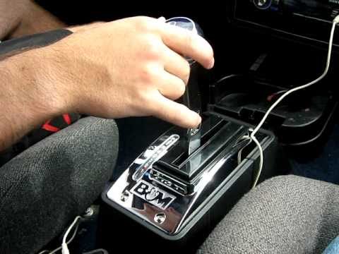 B&M Quicksilver Shifter In My 1978 Monte Carlo - YouTube