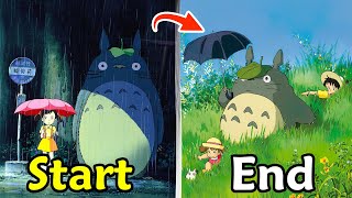 My Neighbor Totoro in 10 minutes from Beginning to End (story of Satsuki + Mei + Totoro)