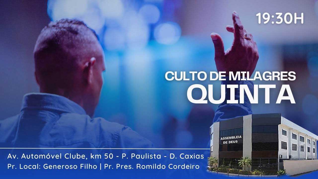 CULTO DE MILAGRES | 22/06/23 - YouTube