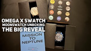 OMEGA X SWATCH • MOONSWATCH UNBOXING • MISSION TO NEPTUNE & MISSION TO JUPITER WATCH UNBOXING