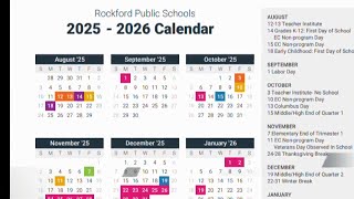 RPS 205 set to start two weeks earlier starting August 2025