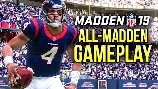 Madden 19 All-Madden Gameplay | Full Game & Impressions (Texans vs Patriots)