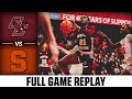 Boston College vs. Syracuse Full Game Replay | 2022-23 ACC Women’s Basketball