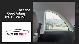 Zasłonki dedykowane / osłony przeciwsłoneczne / zasłonki na wymiar Opel Adam - www.autozaslonki.pl