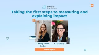 Taking the first steps to measuring and explaining impact