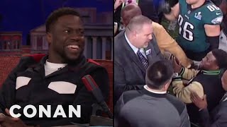 Kevin Hart’s Drunken Mission To Hold The Super Bowl Trophy | CONAN on TBS