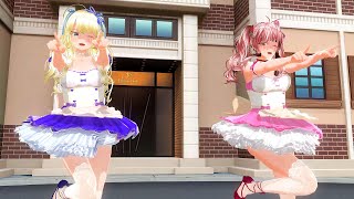 4K推進ダンス（4K dance）COM3D2「wondering beads」りんごといちご　Apple and Strawberry