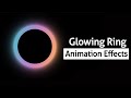 CSS Glowing Gradient Loader Ring Animation Effects