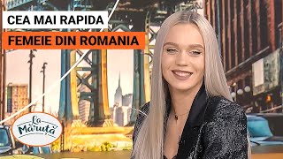 Cea mai rapida femeie din Romania, extrem de frumoasa!