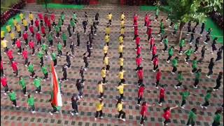 Navodaya Vidyalaya Students dancing @Mavinakere Hassan district Karnataka state, Great full school