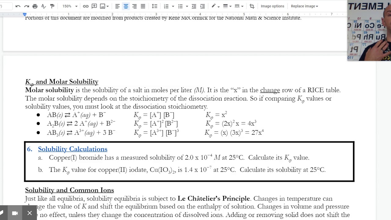 AP Chemistry, Unit 7: Equilibrium Notes- Part 11 - YouTube