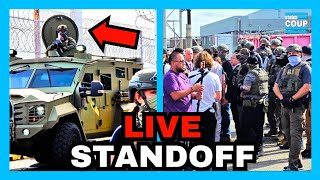 🚨BREAKING: LIVE CHAOS as ICE ARMY CLASH With Protesters at NJ ICE Prison