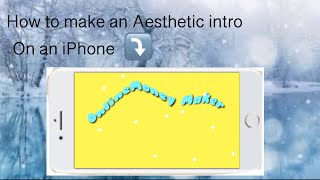 aesthetic intro with pleasing wavy stars on an iPhone Tutorial