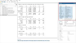 Stata Variable and Properties Windows - Quick Overview