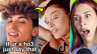 FUNNIEST TikTok Stitches That Are A Little SPICY - REACTION