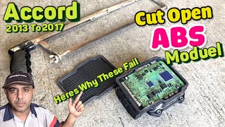 Honda ABS Module TEAR DOWN what is casing this module to do bad on ALL HONDAs 2013 and above