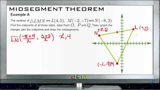 Midsegment Theorem: Examples (Basic Geometry Concepts)