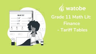 Grade 11 - Finance Math Literacy (tariff tables)