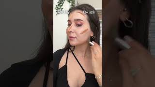 Koyu/Açık fondötenleri nasıl kullanabiliriz? ❤️ | #shorts #makeup #hack