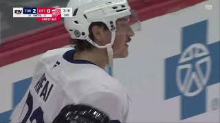 Dylan Larkin Throws A Dirty Hit To The Head Of Marshall Rifai